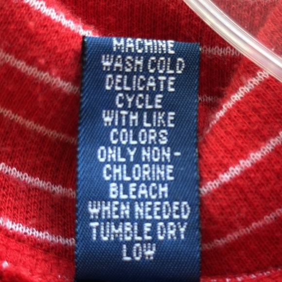 Karen Scott gorgeous coral hoodie with striped inner hood and drawstring, size L - Picture 8 of 8